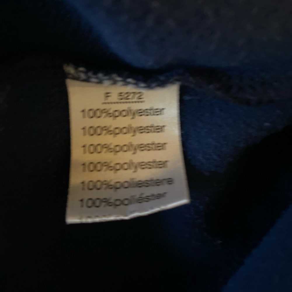 Lacoste Paris Size 9 Navy & White Men’s Zip Jacket Tennis Vintage Crocodile Logo - Picture 4 of 11